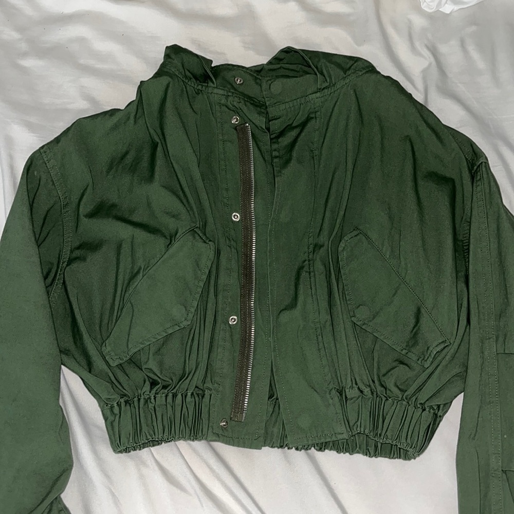 Carmar Military Green Flight Bomber Jacket